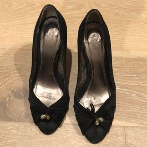 Jcrew size 7 black heels